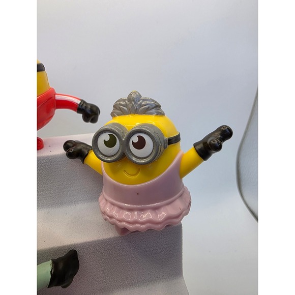 Minions Figures McDonalds Pilot, Ballerina, Tracksuit Set - Collectible Kids /JJ - Picture 2 of 5